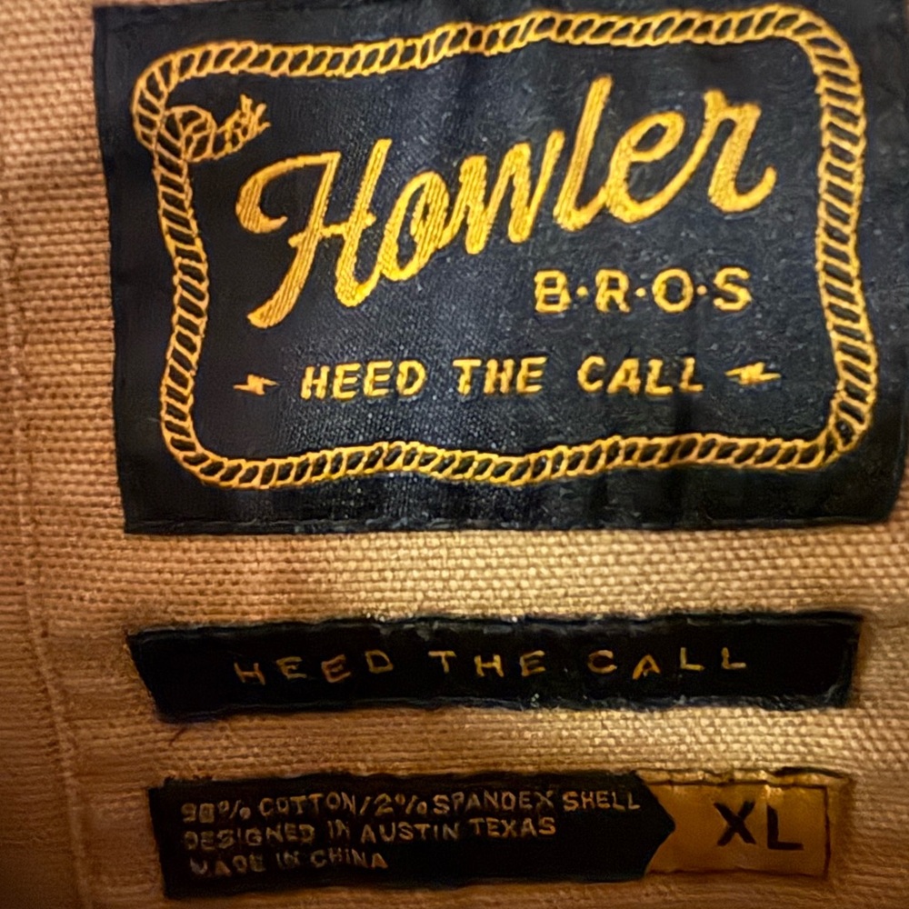 Howler Bros Men's Tan Jacket - Picture 4 of 6
